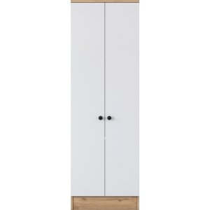 Mendy garderobe 60 cm - Valnd/hvid