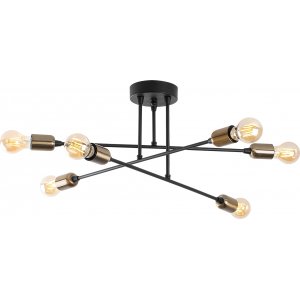 Flared loftlampe 1501 - Sort