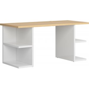 Nandu skrivebord 160 x 70,5 cm - Eg/hvid