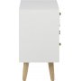 Thais sengebord - Hvid / multi
