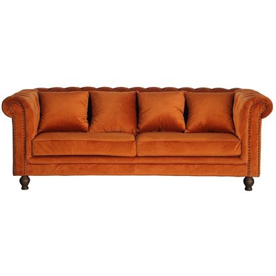 Chesterfield 3-pers. Sofa Churchill - Orange fljl