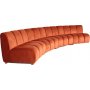Carmine hjrnesofa - Orange