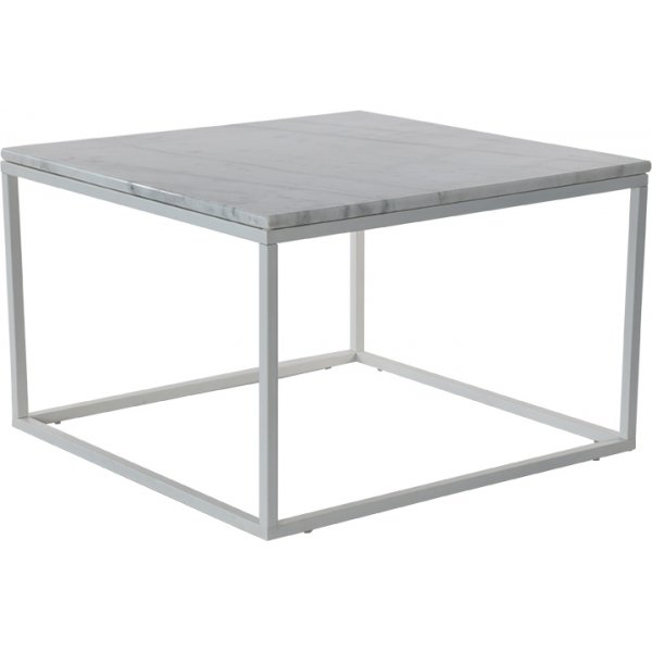 Accent sofabord 75 - Hvid marmor