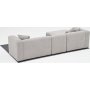Linden mini divan sofa venstre - Lysegr