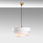 Scene loftslampe 40 cm - Hvid