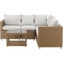 Vamos loungegruppe - Hvid/rattan