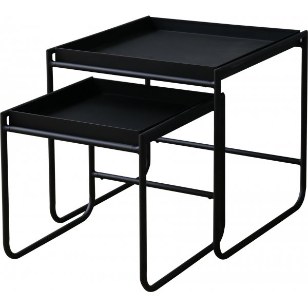 Smilla spillebord 50x50 | 40x40 cm - Sort