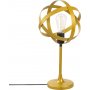 Gezegen bordlampe - Guld/sort