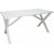 Scottsdale udendrs gruppebord 150 cm inkl. 4 Bstad positionsstole - Hvid