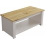 Luvio sofabord 14, 100x50 cm - Eg/hvid