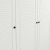 Minar garderobe 135 x 52 x 190 cm - Hvid