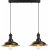 Samba loftslampe 3776 - Sort/guld