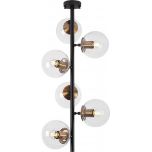 Facet loftslampe 10450 - Sort/antik