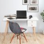 Balbina skrivebord 120x60 cm - Hvid