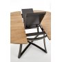 Colton rundt spisebord 118 til 148 cm - Eg/sort
