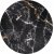 Harissa sofabord 42 cm - Sort marmor/sort