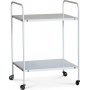 Revel serveringsvogn retro 60 x 45 cm - Hvid / Messing + Mbelfdder
