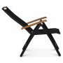 Ekens positionsstol - Sort aluminium / Polywood