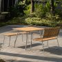 Mllan havebnk i teak 120 cm