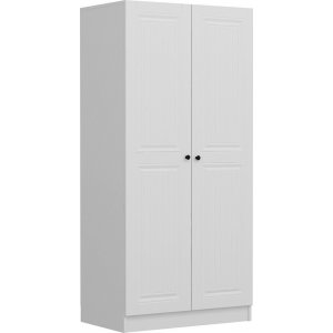 Capeto garderobe 90 cm - Hvid