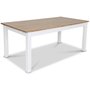 Skagen spisebord 180 cm - Hvid/Egebejdse