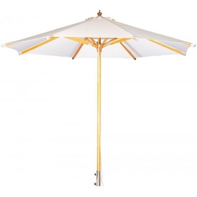 Naxos parasol 300 cm - Natur/Hvid