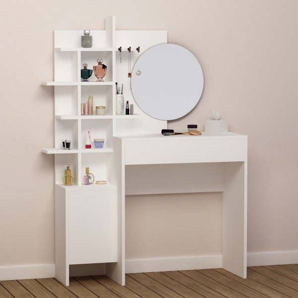 Mojo toiletbord 105 x 35 cm - Hvid