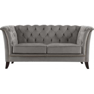 Sofa Chesterfield 2-personers grå - Henry Sofa Chesterfield 2-personers grå - Henry