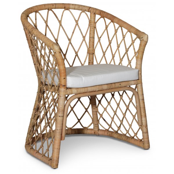 Liljedal stol i rattan - Natur