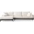 Eti divan sofa venstre - Hvid/sort