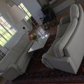 Kundebillede Accent sofabord 75 - Hvid marmor / messingfarvet base