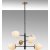 Arve loftslampe 10195 - Sort/antik/hvid