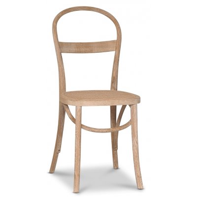 Danderyd No.16 stol - Hvidpigmenteret eg/rattan + Mbelplejest til tekstiler