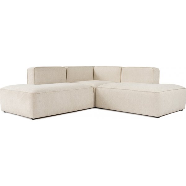 Mere mini hjrnesofa - Creme
