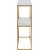 Alisma konsolbord 79,5 cm - Hvid marmor/guld