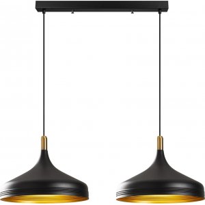 Samba loftslampe 3777 - Sort/guld