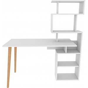Verna skrivebord 133 x 55 cm - Hvid