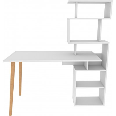 Verna skrivebord 133 x 55 cm - Hvid