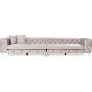 Como 4-personers sofa - Lysegr