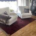 Kundebillede Howard Watford deluxe Lænestol - Hvidt PU
