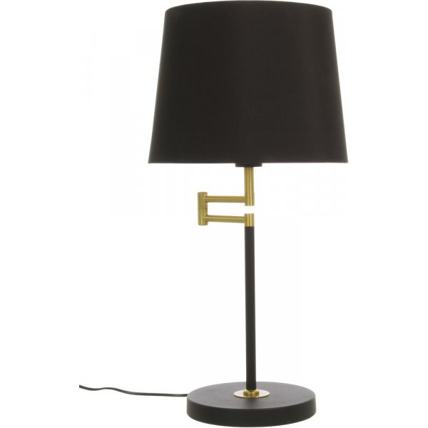 Birka bordlampe - Sort/mat messing