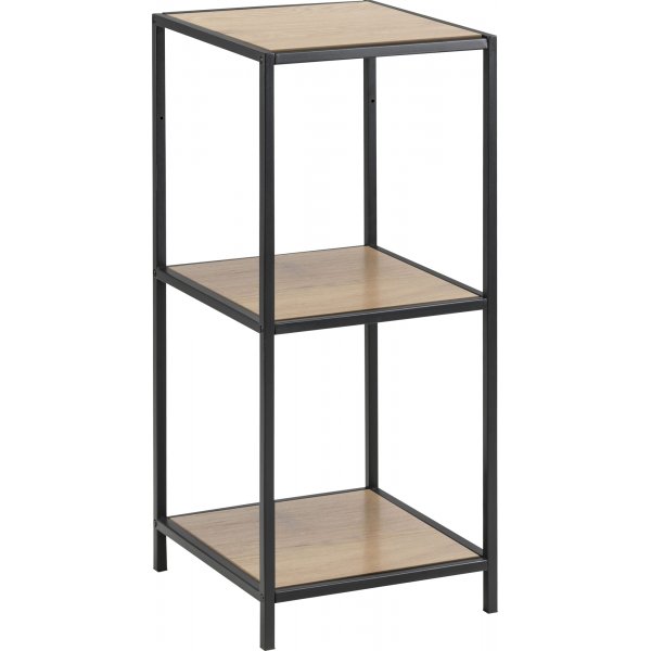 Seaford reol 35x82 cm - Eg/sort