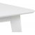 Roxby spisebord 80-120 cm - Hvid
