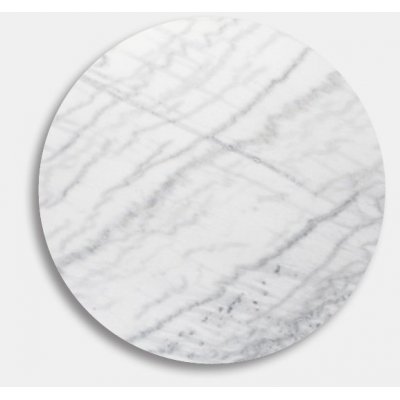 Hvid marmorplade 85x48cm