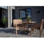 Salt spisebord i teaktr - 120x80x75
