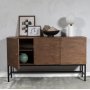 Carl sideboard med 3 lger - Brunbetsad ek