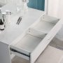 Cindy hvidt toiletbord med stol