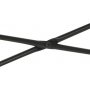 Seaford skrivebord 100 cm - Eg/sort