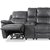 Enjoy Hollywood recliner sofa - 4-pers. (elektrisk) i grå imiteret læder (model H)