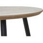 Aalst sofabord 55 cm - Sort/beige